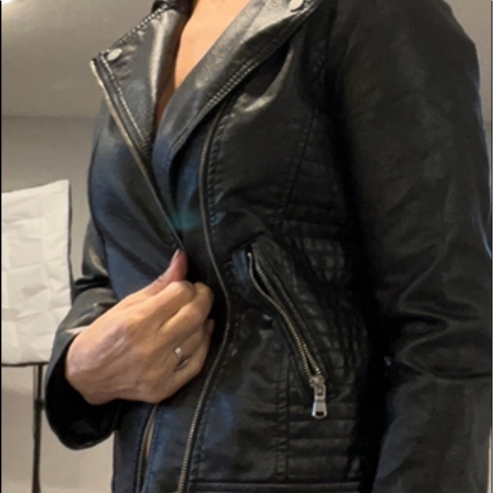 Art Class vegan leather jacket